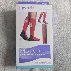 Sigvaris Red Motion Swiss Mountain Socks